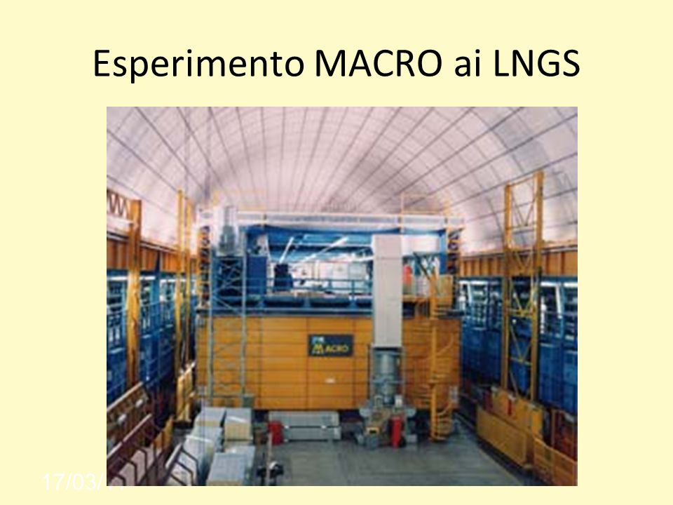 Esperimento MACRO ai LNGS