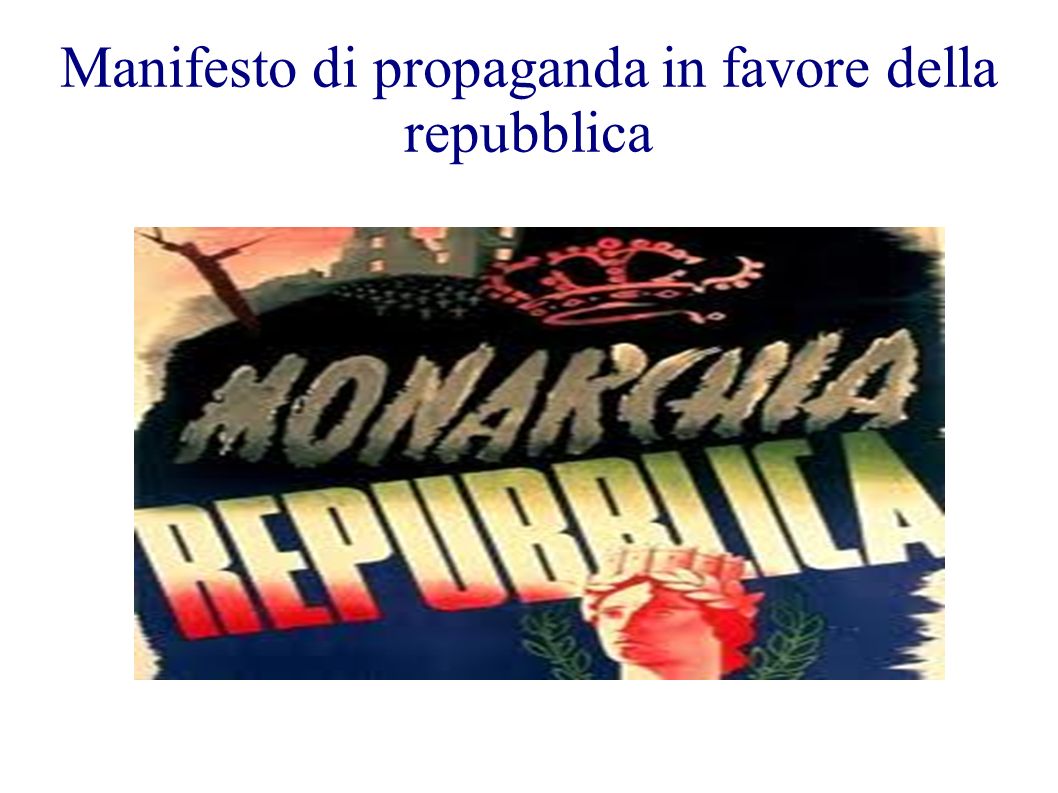Manifesto di propaganda in favore della repubblica