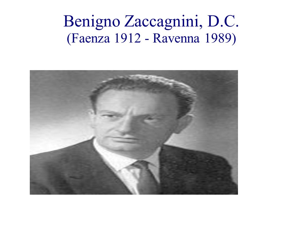 Benigno Zaccagnini, D.C. (Faenza Ravenna 1989)