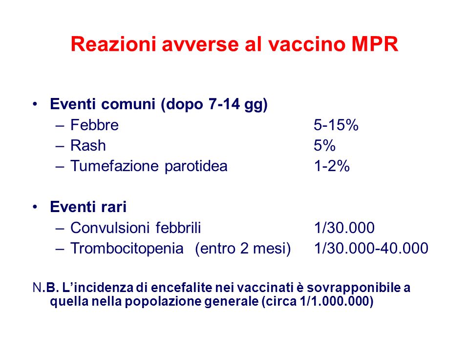 Eventi Avversi A Vaccino Mpr Ppt Scaricare