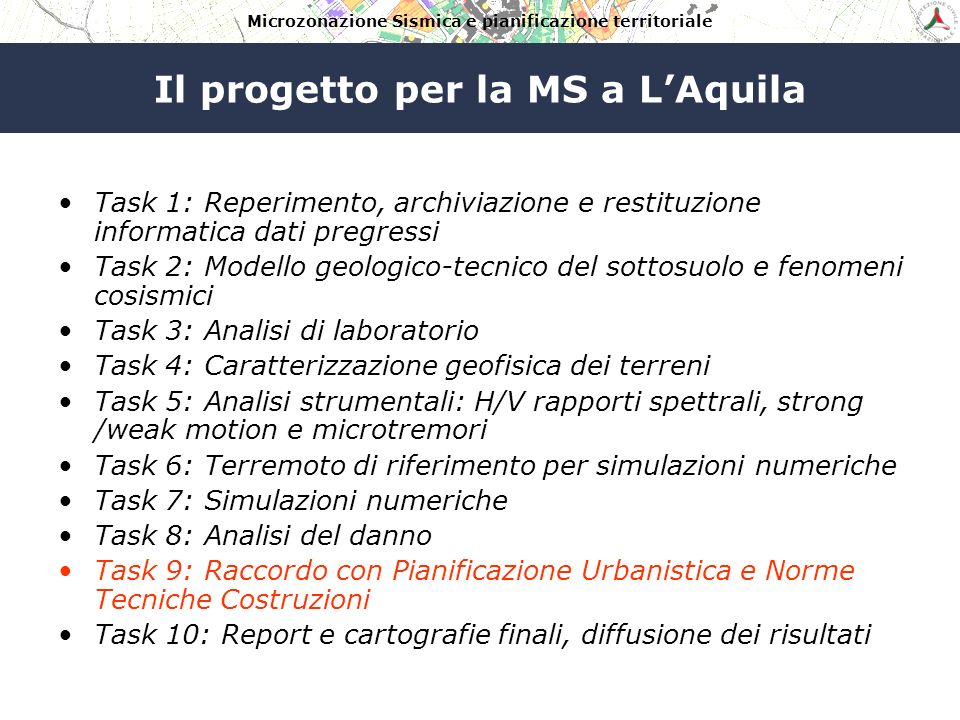 Il progetto per la MS a L’Aquila