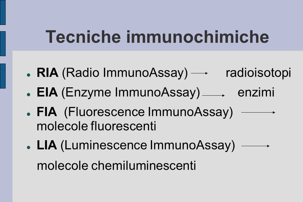 Tecniche immunochimiche