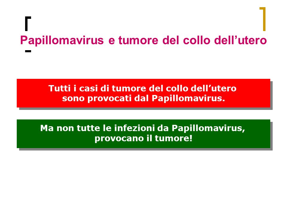 Papillomavirus e tumore del collo dell’utero
