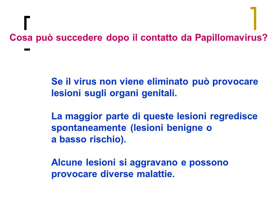 Cosa può succedere dopo il contatto da Papillomavirus