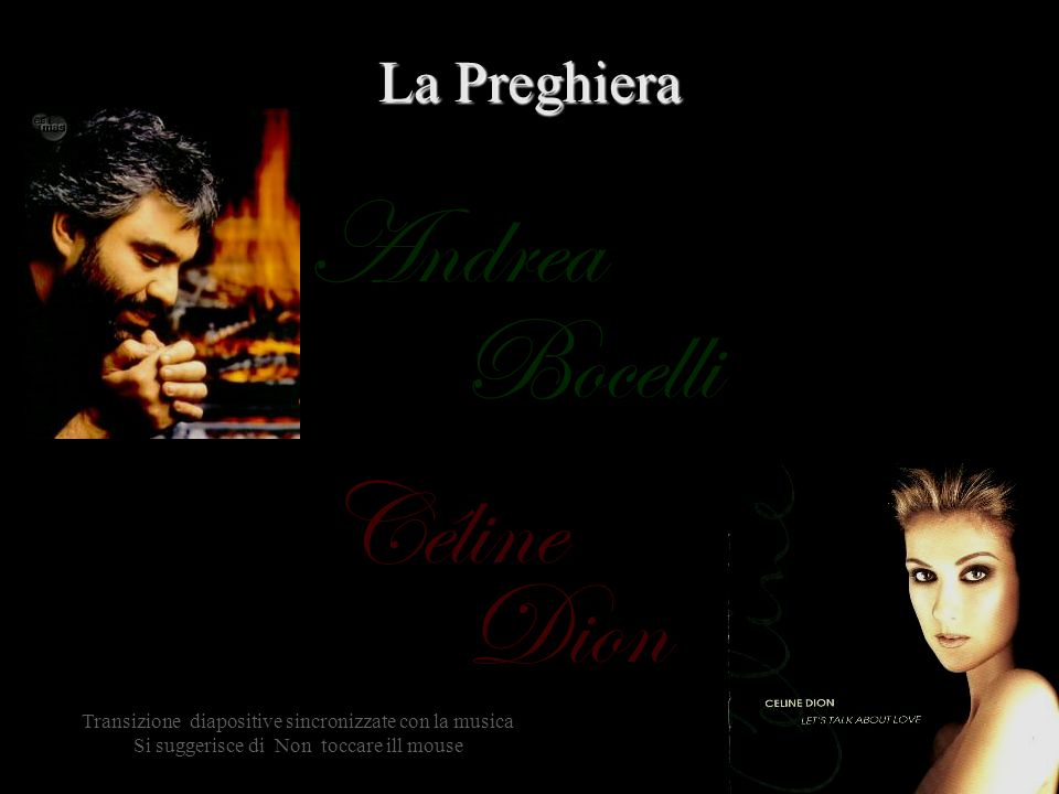Andrea Bocelli Céline Dion La Preghiera