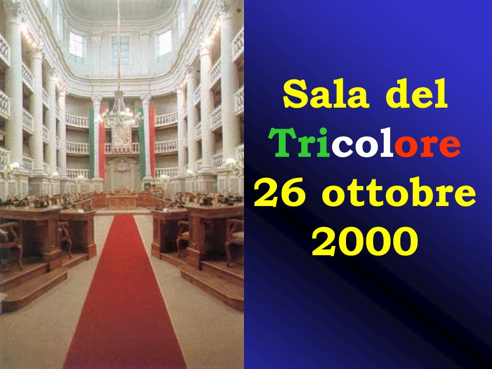 Sala del Tricolore 26 ottobre 2000