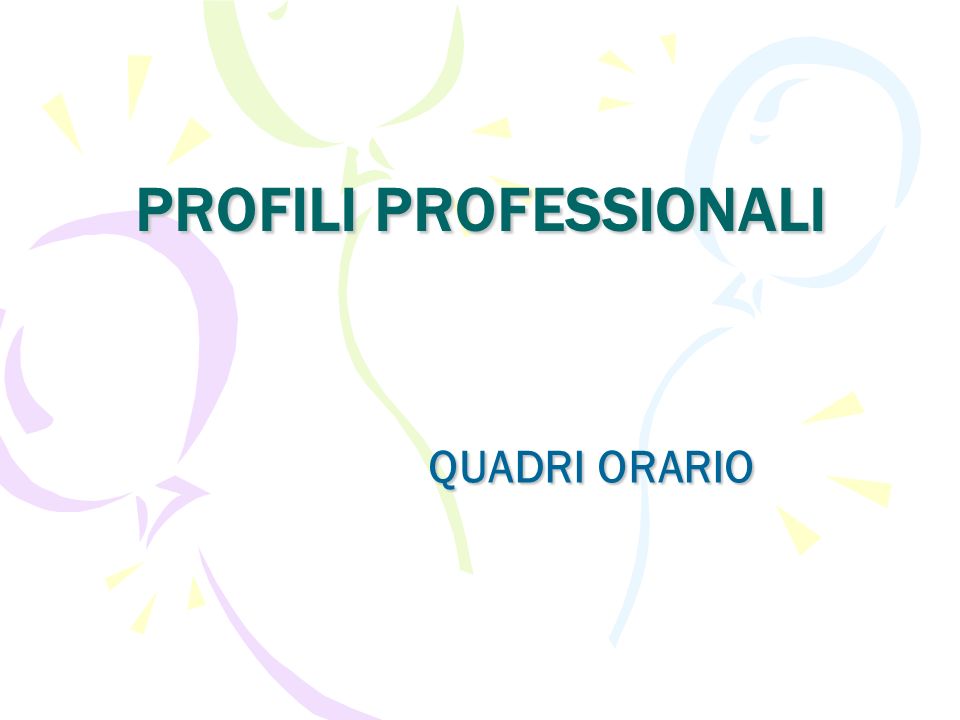 profili professionali