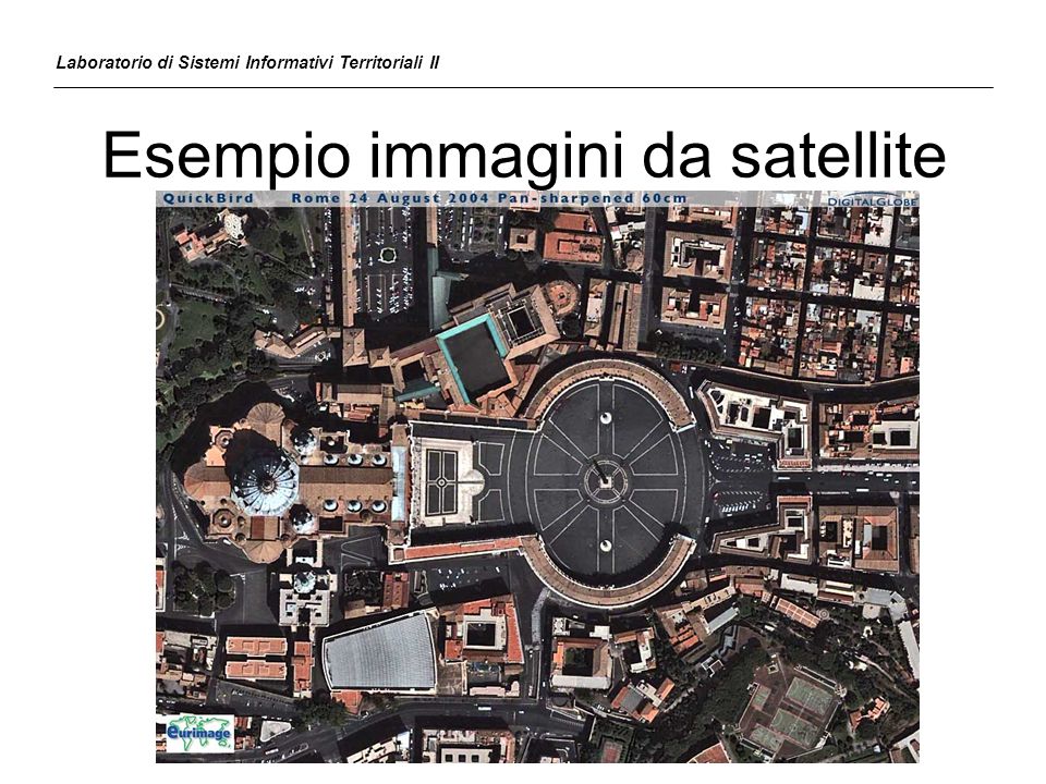 Esempio immagini da satellite