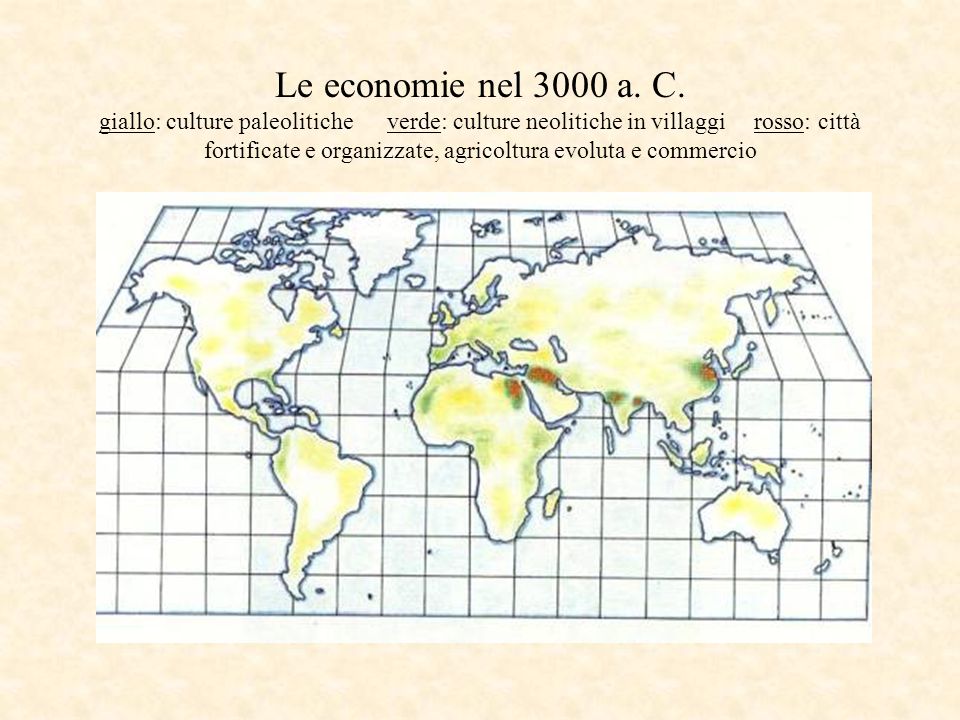Le economie nel 3000 a. C.