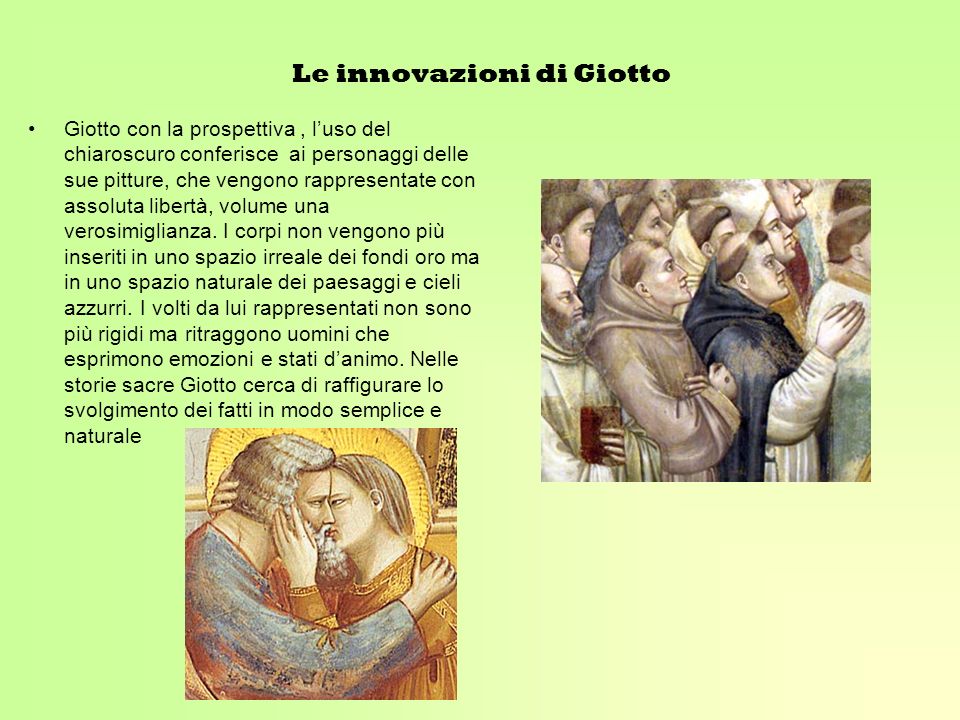 Le innovazioni di Giotto