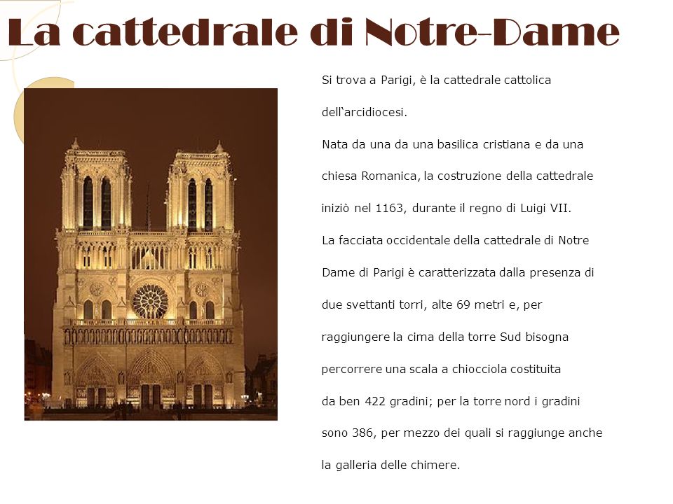 La cattedrale di Notre-Dame