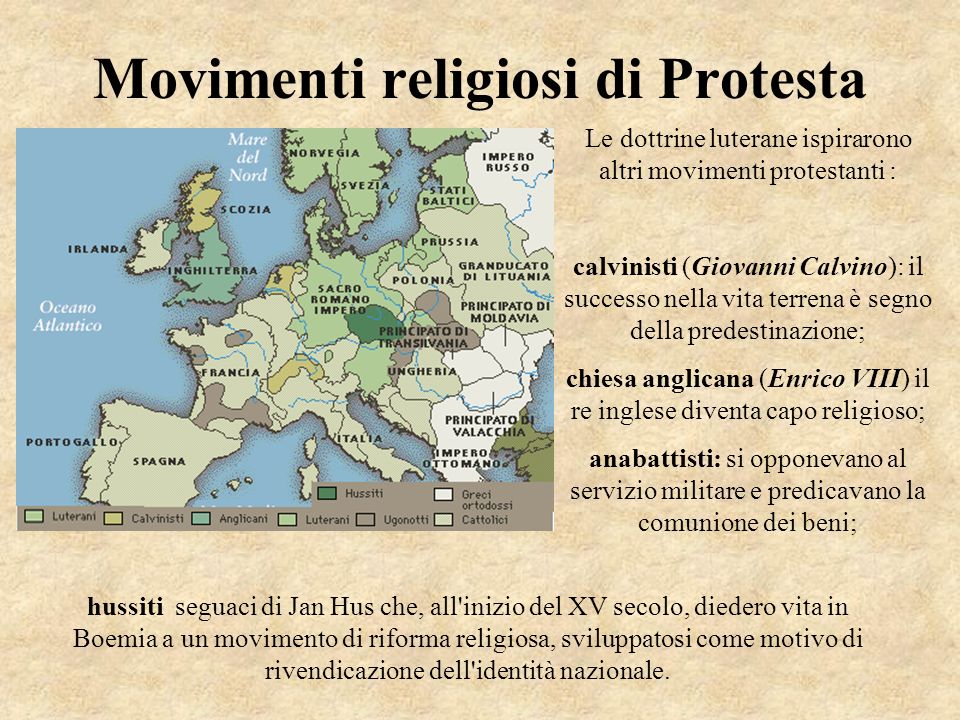 Movimenti religiosi di Protesta