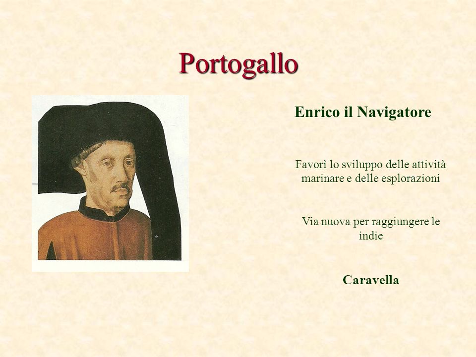Portogallo Enrico il Navigatore Caravella