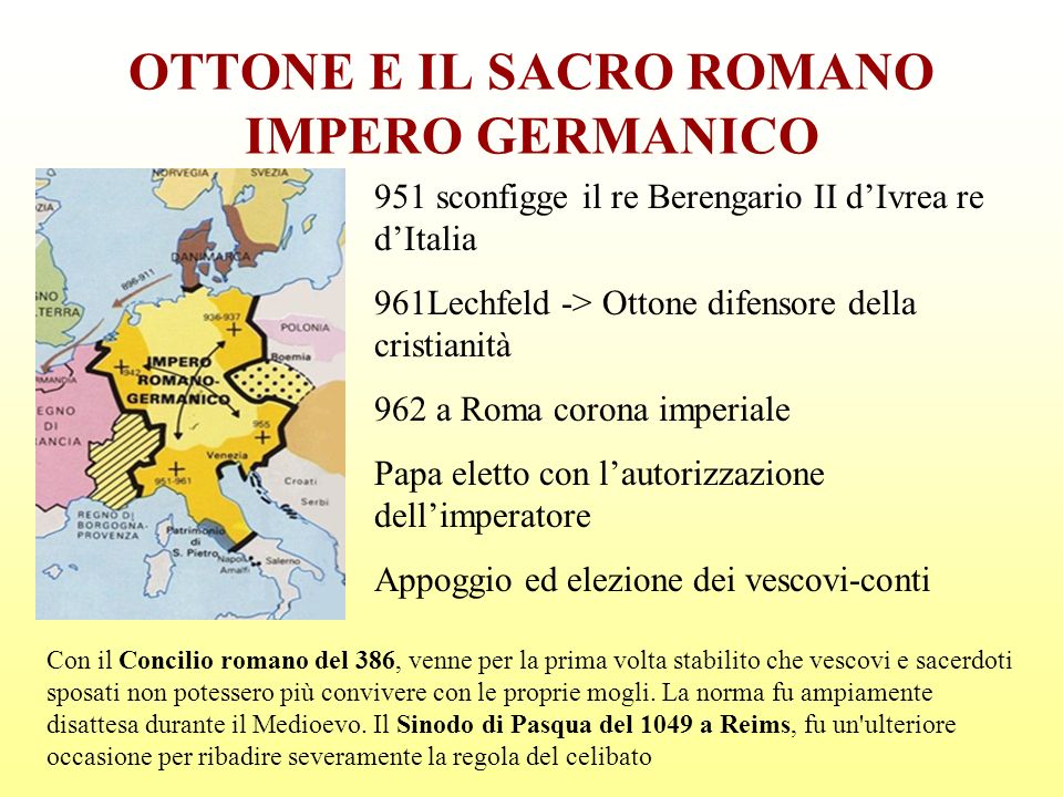 OTTONE E IL SACRO ROMANO IMPERO GERMANICO