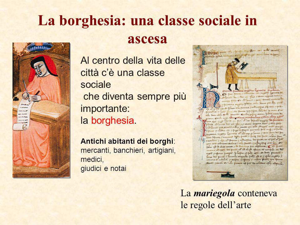 La borghesia: una classe sociale in ascesa