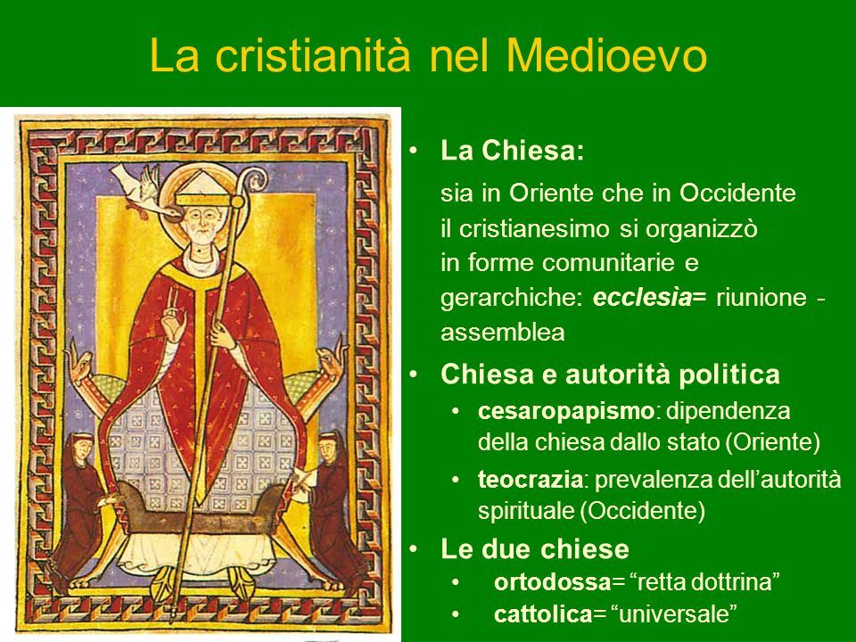 La cristianità nel Medioevo