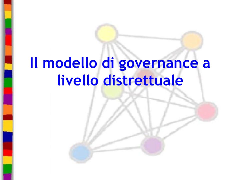 Il modello di governance a livello distrettuale