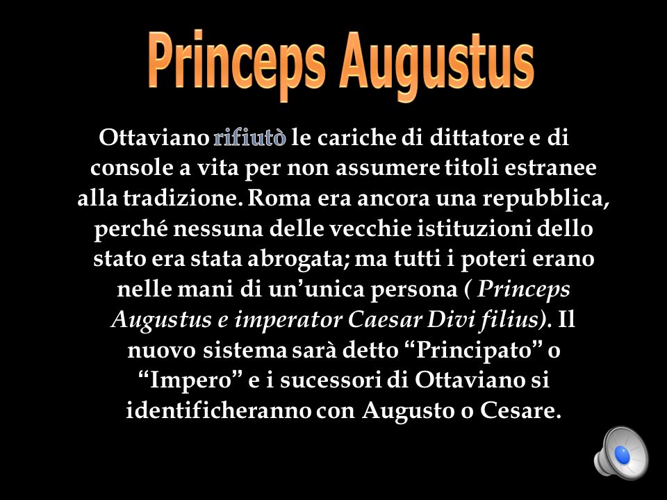 Princeps Augustus