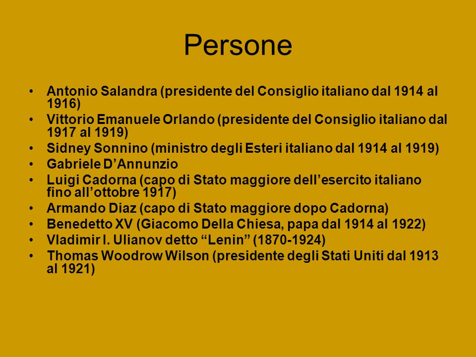 Persone Antonio Salandra (presidente del Consiglio italiano dal 1914 al 1916)