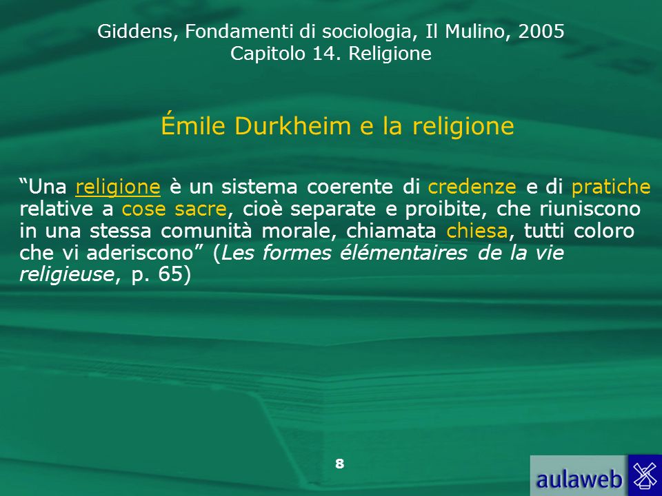 Émile Durkheim e la religione