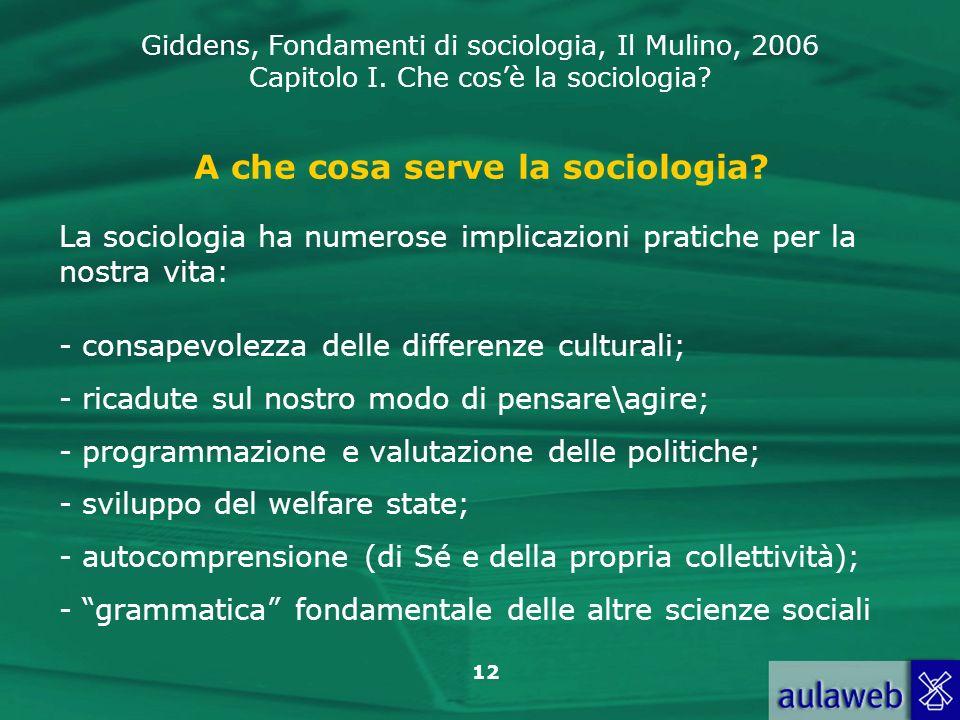 A che cosa serve la sociologia