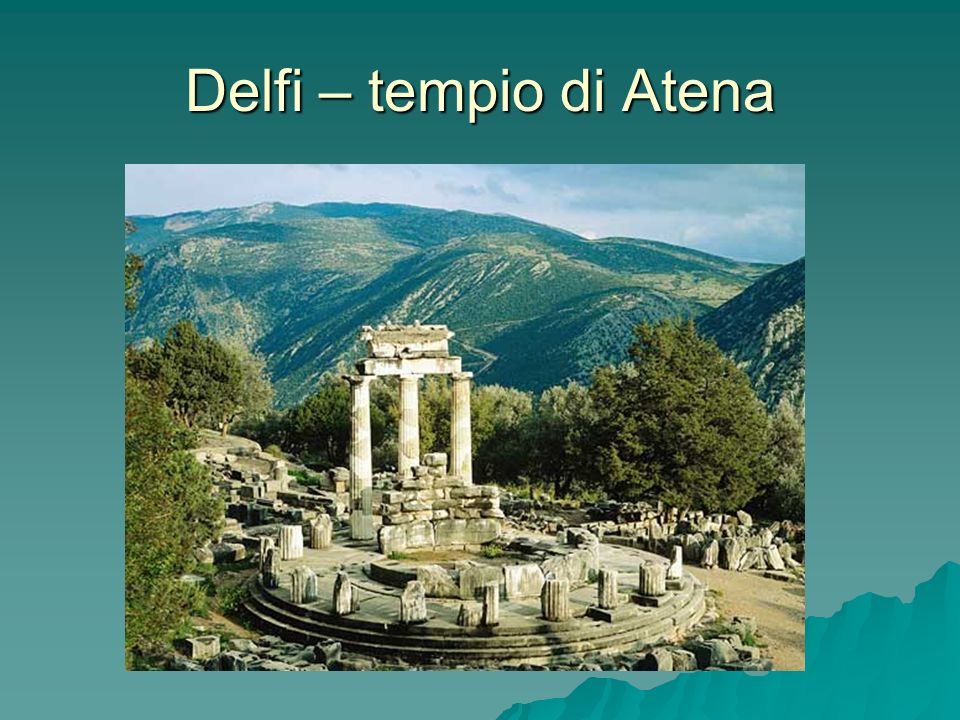 Delfi – tempio di Atena