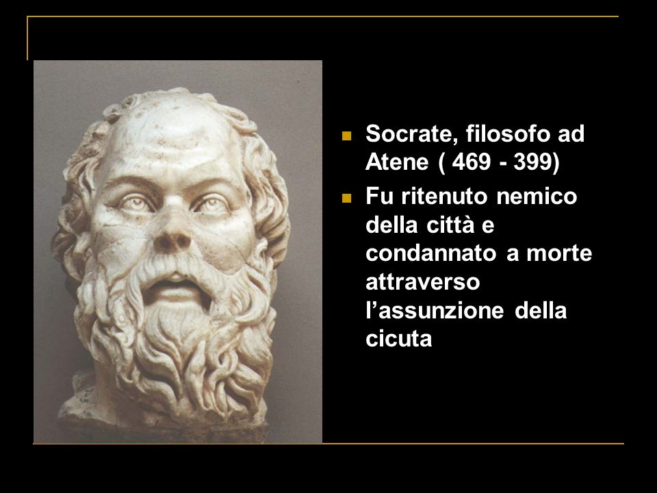Socrate, filosofo ad Atene ( )