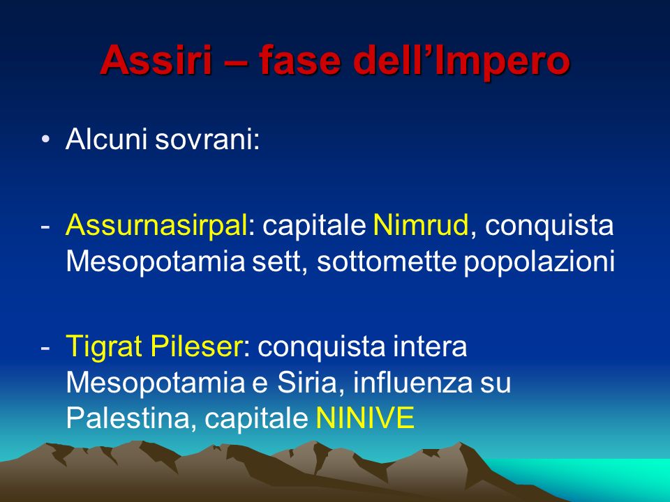 Assiri – fase dell’Impero