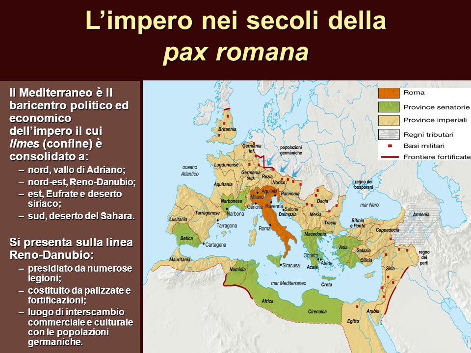 L’impero nei secoli della pax romana