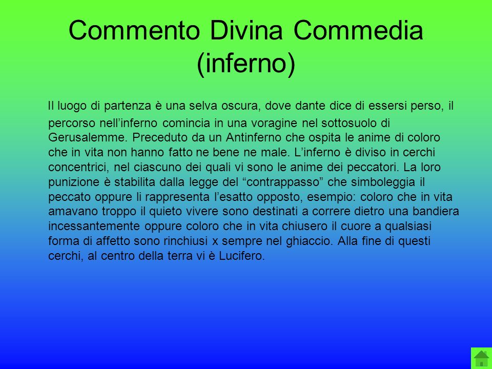 Commento Divina Commedia (inferno)