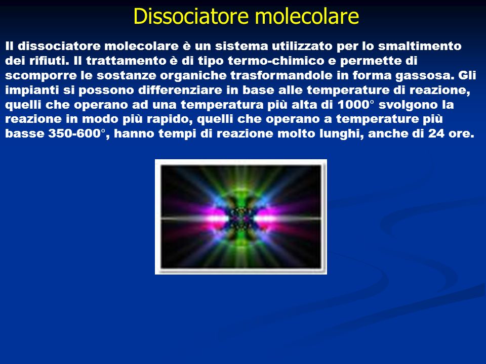 Dissociatore molecolare