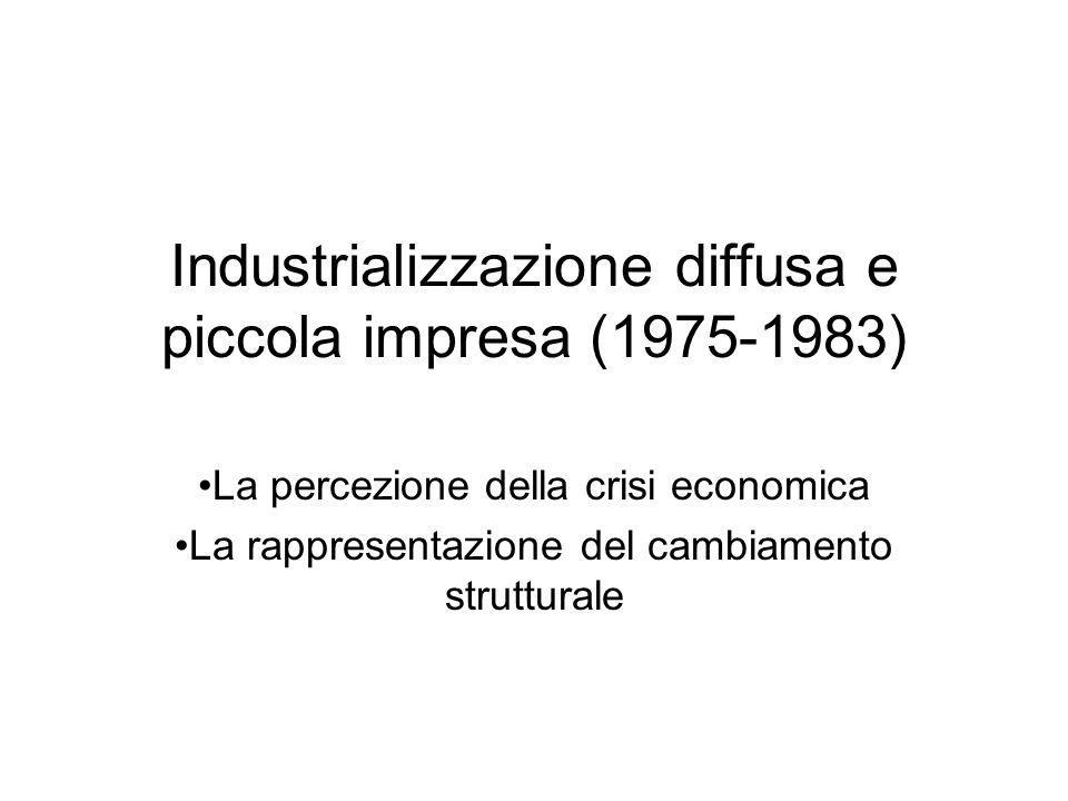 Industrializzazione diffusa e piccola impresa ( )