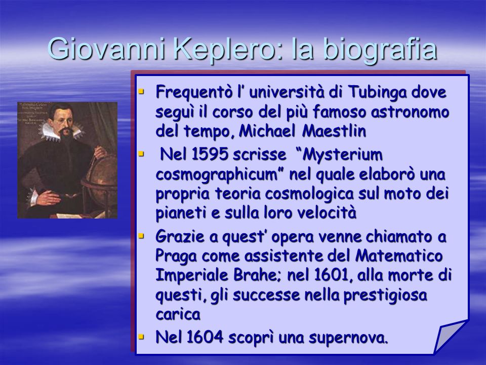 Giovanni Keplero: la biografia