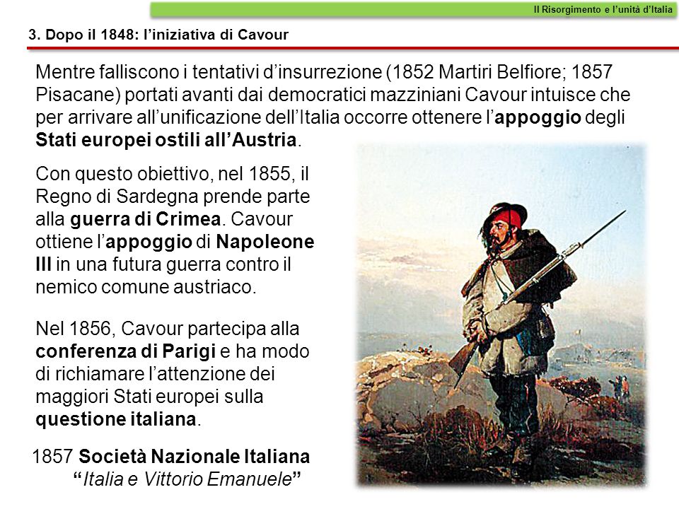 1857 Società Nazionale Italiana Italia e Vittorio Emanuele