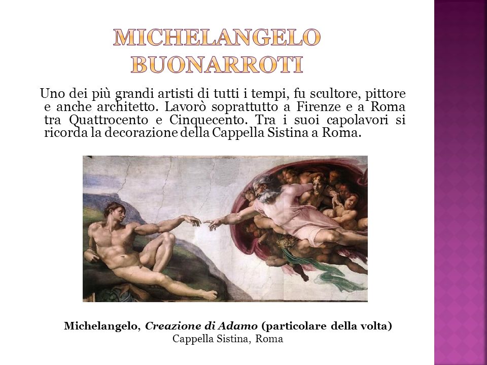 Michelangelo buonarroti