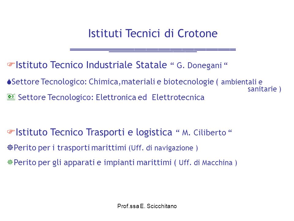 Istituti Tecnici di Crotone
