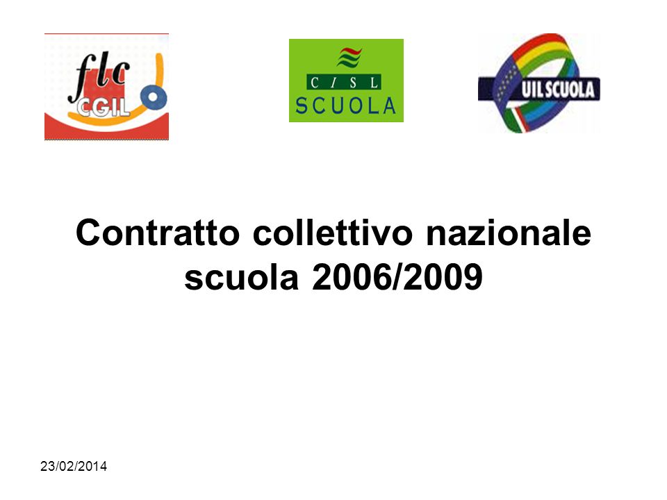 Contratto collettivo nazionale scuola 2006/2009