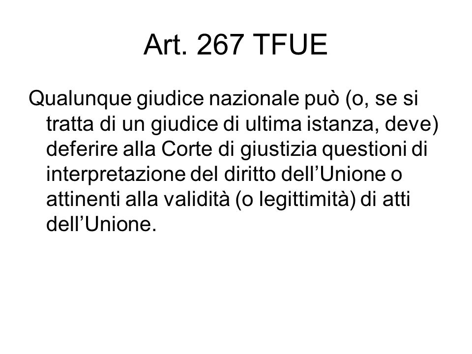 Art. 267 TFUE