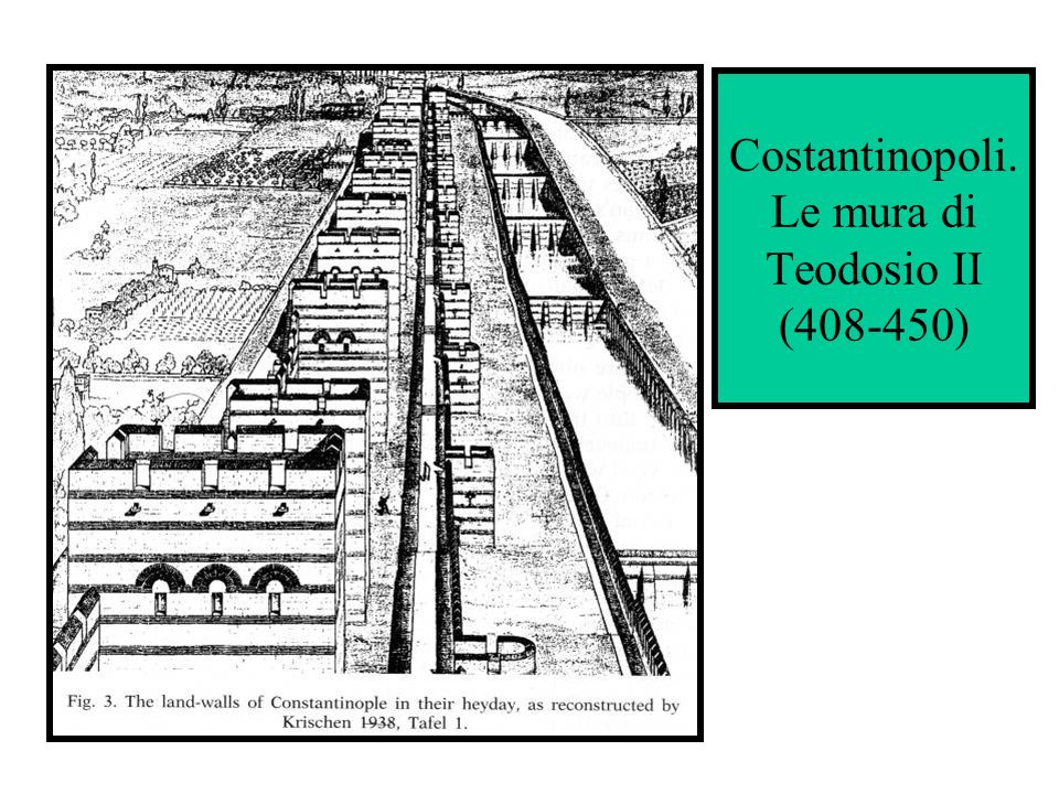Costantinopoli. Le mura di Teodosio II ( )