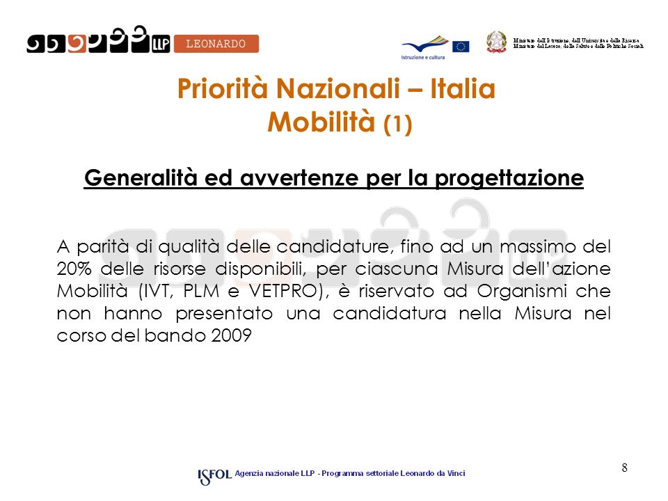 Priorità Nazionali – Italia Mobilità (1)