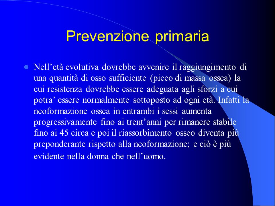Prevenzione primaria
