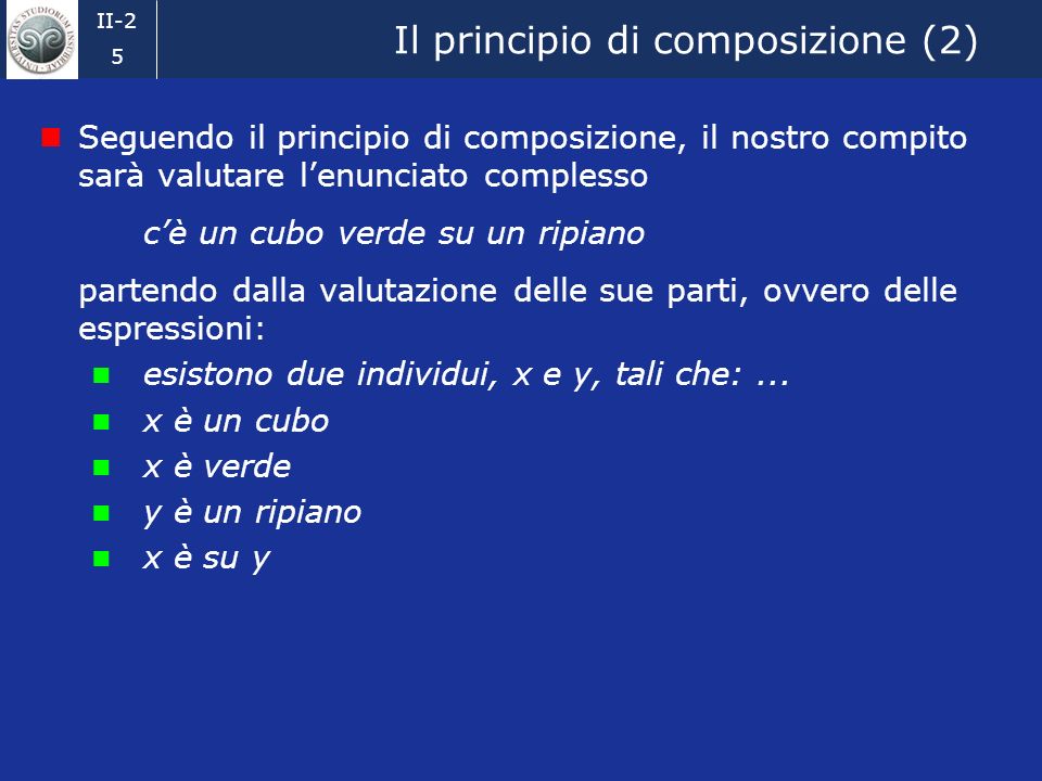 Il principio di composizione (2)