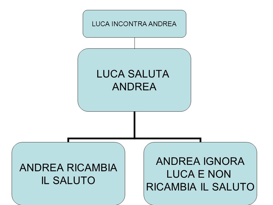 LUCA INCONTRA ANDREA