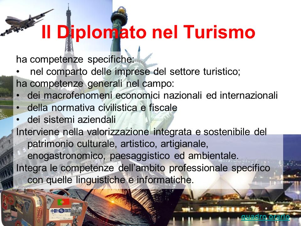 Il Diplomato nel Turismo