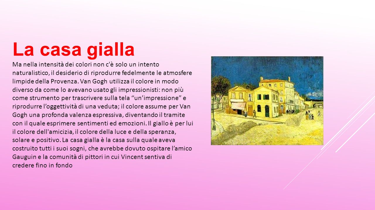 Tesina Vincent Van gogh - ppt scaricare