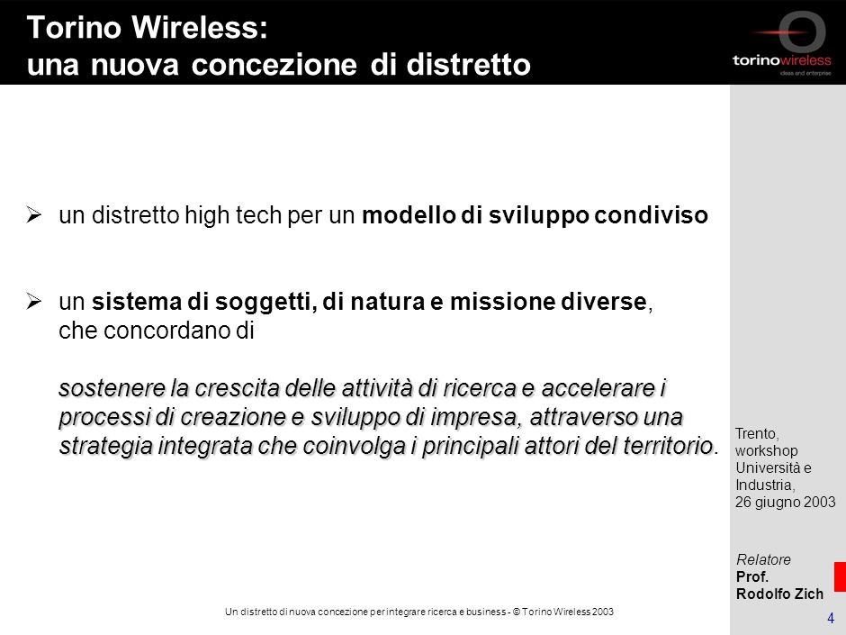 Torino Wireless: una nuova concezione di distretto