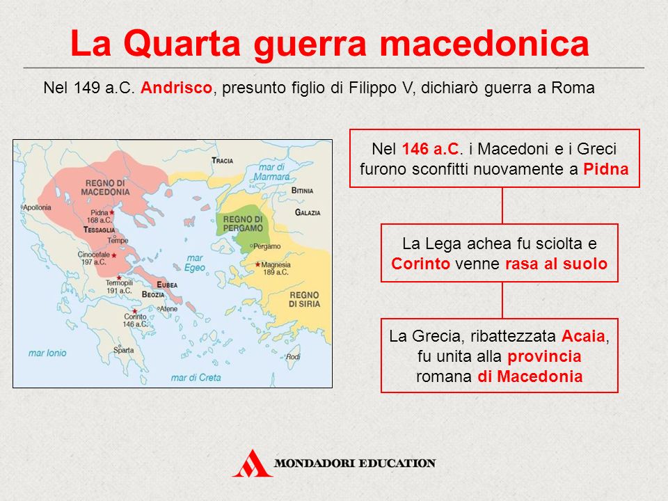 La Quarta guerra macedonica
