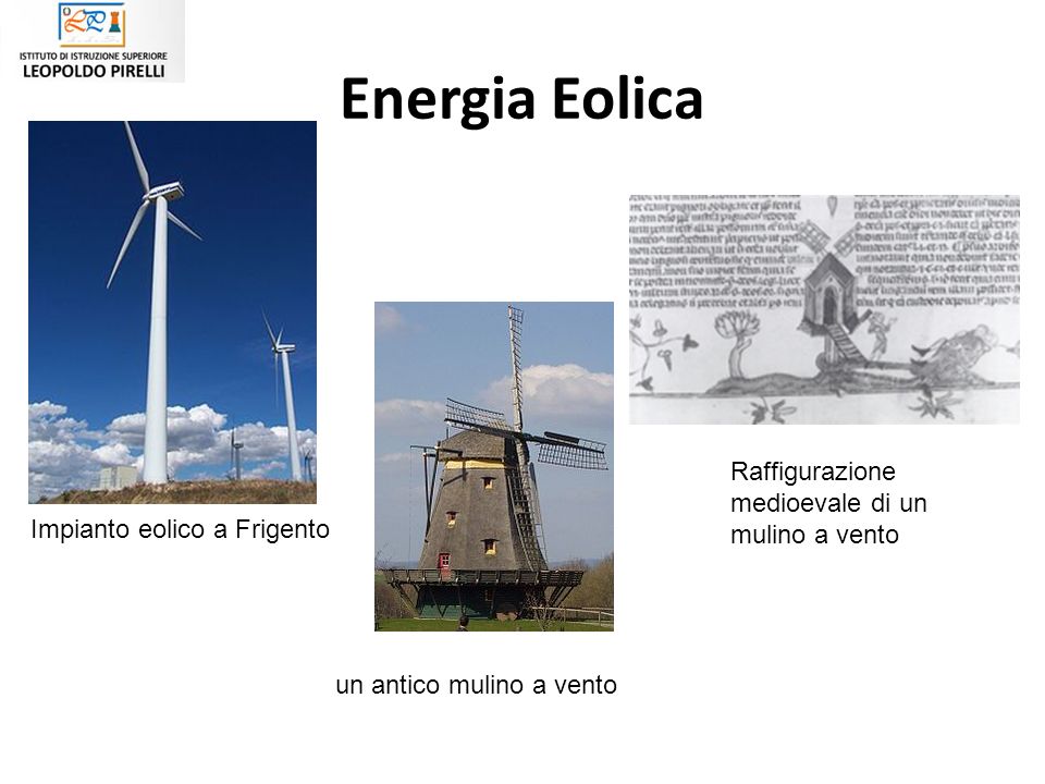 Energia Eolica Raffigurazione medioevale di un mulino a vento