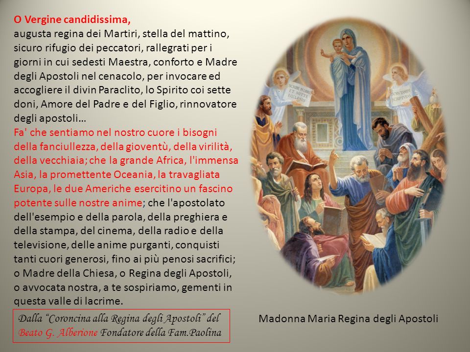 Madonna Maria Regina degli Apostoli