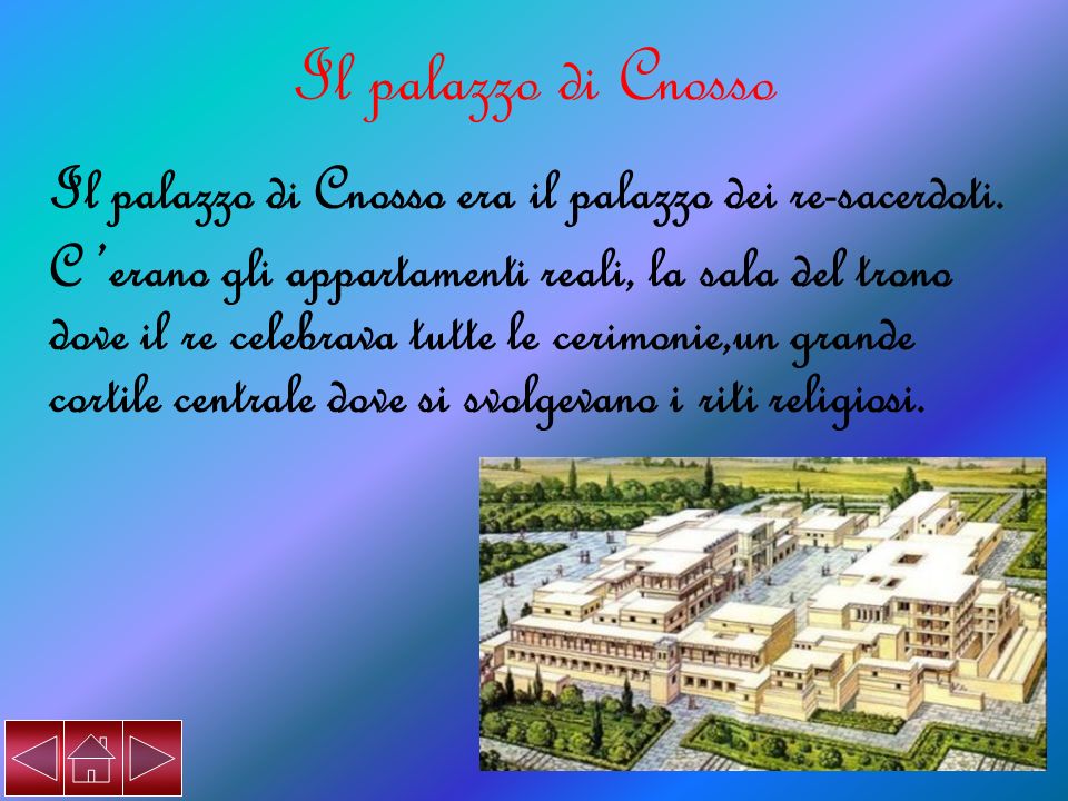 Il palazzo di Cnosso Il palazzo di Cnosso era il palazzo dei re-sacerdoti.
